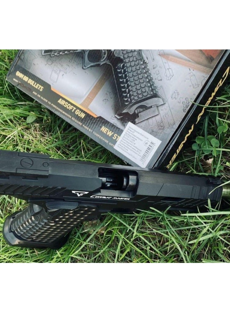 Falcon pistol, 6mm metal, with black comb magazine  - Image 4