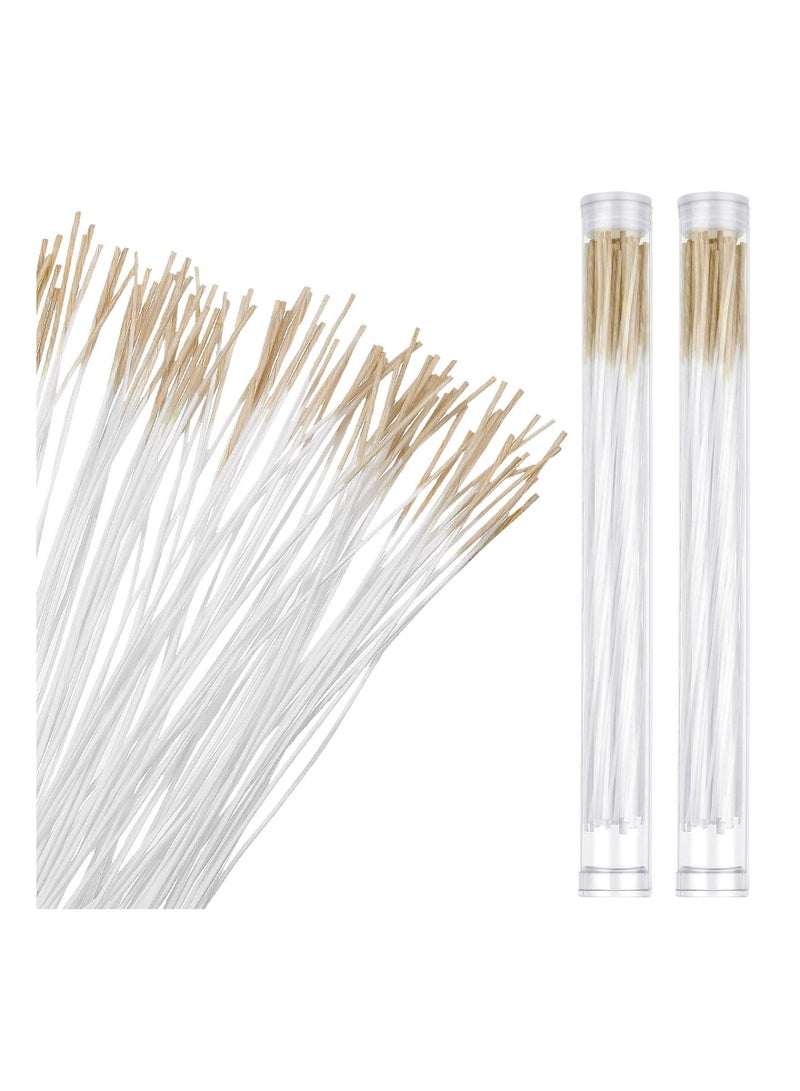 Y&D 180 Pieces Earrings Hole Cleaner, Rose Fragrance Odor Removal Ear Care Kit, Piercing Floss Disposable Aftercare Cleaning Line, Tool (Brown) - Image 2