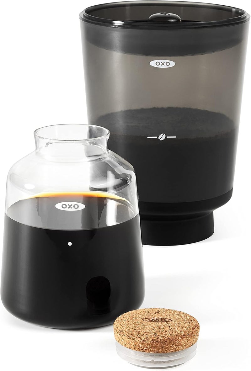 OXO Brew Compact Cold Brew Coffee Maker,Black - Image 1