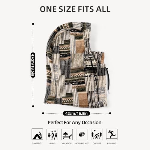 MVPTOO Ski Mask Balalclava Windproof Face Mask Warm Fleece Neck Cover for Cold Weather Helmet Hood for Men & Women (Sketch) - Image 4