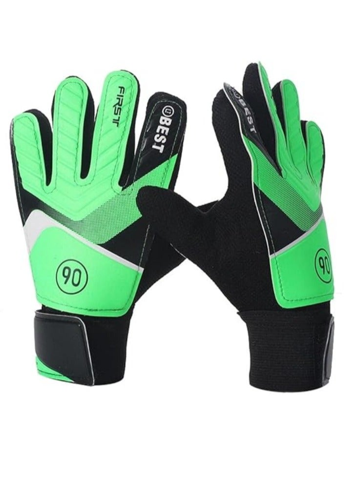Generic No. 6 football goalkeeper gloves latex hand guards anti-collision goalkeeper gloves - Image 1