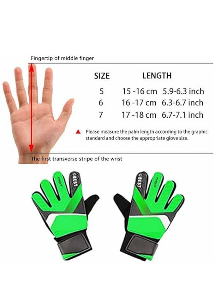 Generic No. 6 football goalkeeper gloves latex hand guards anti-collision goalkeeper gloves - Image 2