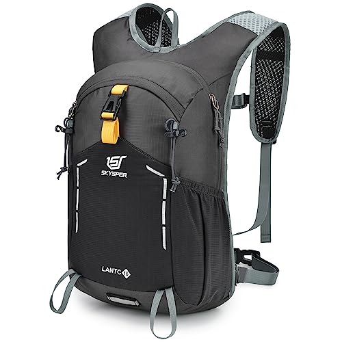 SKYSPER Small Hiking Backpack 15L Travel Daypack Lightweight Bag Water Resistant Hiking Backpacks for Women Men