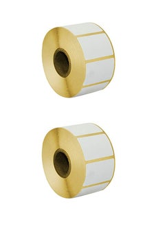 Libra Thermal Transfer Plain Barcode Label, 50mm x 25mm 60 White  - Image 1