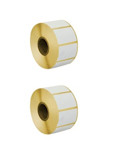 Libra Thermal Transfer Plain Barcode Label, 50mm x 25mm 60 White  - Image 2