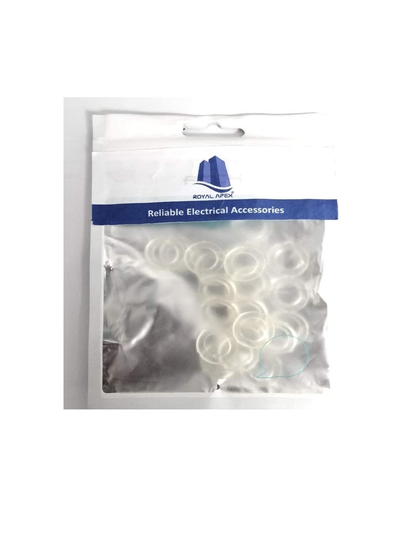 Bidet Shattaf Nylon Rubber Washer Circular Round Gasket Ring for Bathroom Shower Tap & Plumbing etc (Pack of 50, 1/2 Inch) - Image 3