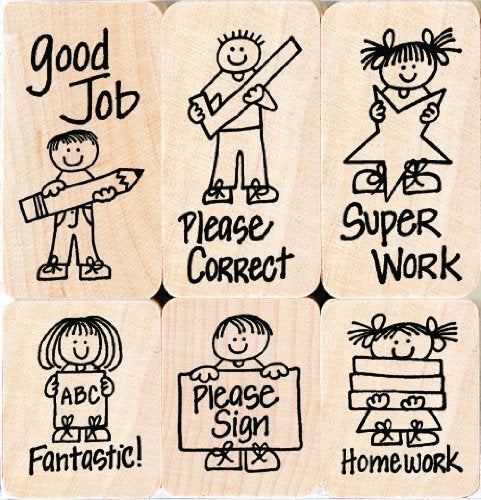 Hero Arts LL504 Wood Sets, Hero Kids for Teachers - Image 4