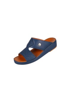 barjeel uno 008-3743 Barjeel Uno Men Arabic Sandals BS 01 Navy  - Image 1