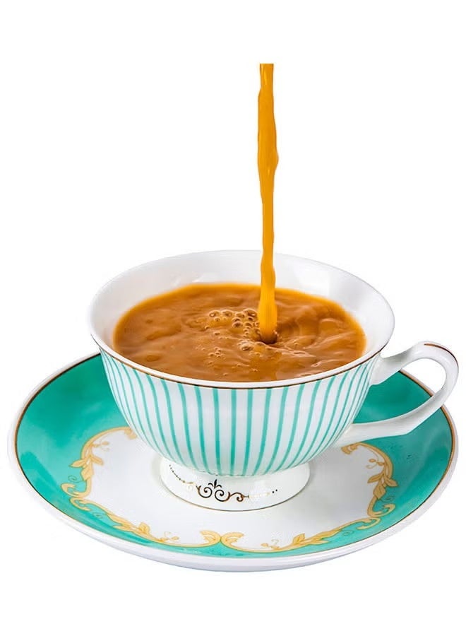 Sharpdo 2-Piece Cup And Saucer Set Green 12.5x6cm - Image 3