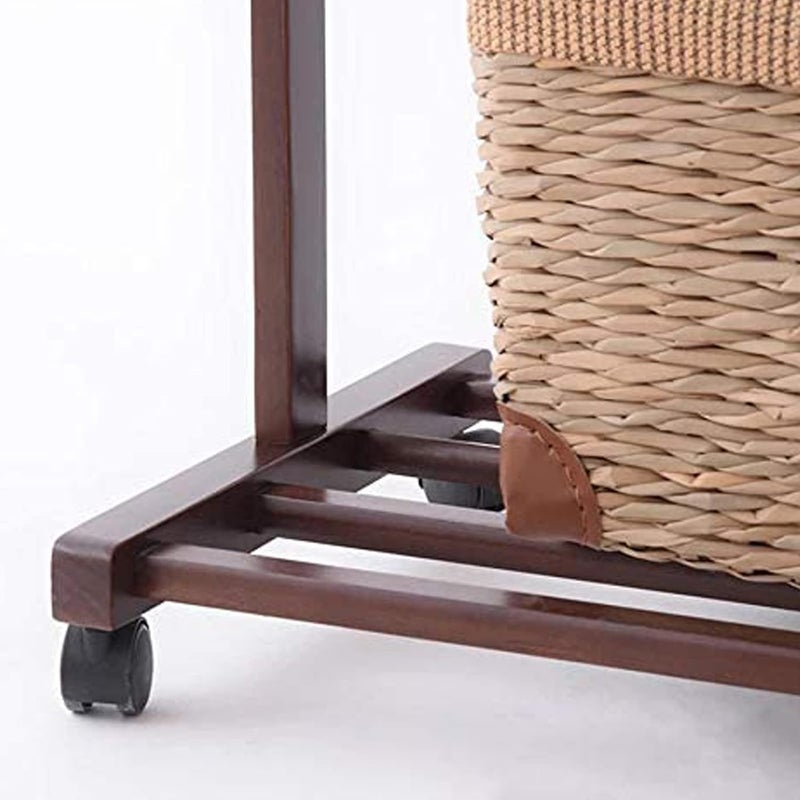 HOWDIA M8×1.25 Threaded Stem 1.5 Inch Nylon Swivel Caster Wheels with Brake – Floor-Protecting Light-Duty Replacement for Carts, Office Chairs & Furniture, Not fit for 5/16-18(30 kg Total, 4-Pack) - Image 5