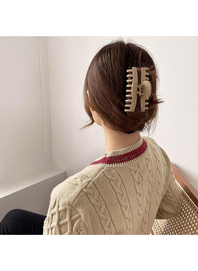 وولبين مشابك شعر (عبوة من 5 قطع) مشابك شعر للنساء، مشابك شعر أنيقة من الأكريليك بلمسة نهائية غير لامعة من الأكريليك، إكسسوارات شعر للبنات، متعددة الألوان - Image 4