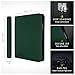 Vault X 12 Pocket Zip Binder 480 Cards ExoTec Material 20 SideLoading Pages Green - Image 3