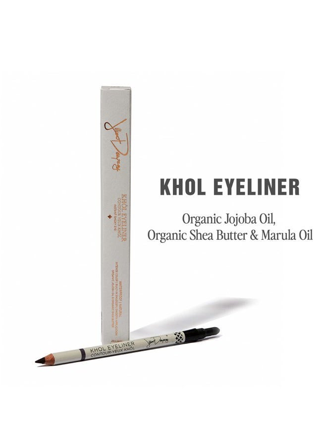 Jillian Dempsey Khôl Eyeliner | Waterproof Eyeliner Pencil with Built-in Smudger | Long-Lasting Intense Color I Jet Black - Image 2
