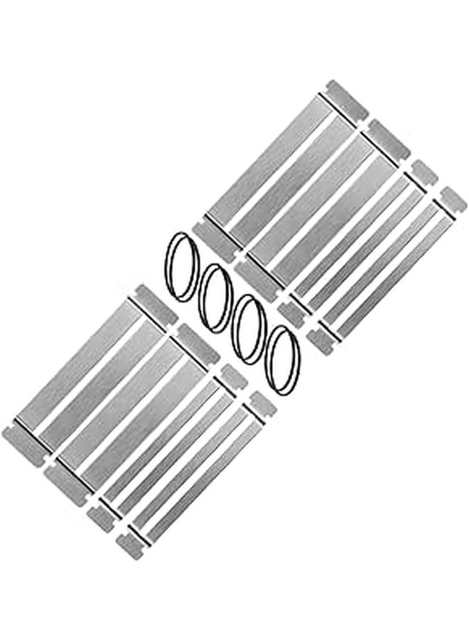 4 Sets Stainless Steel Fret Polishing Guard Guitar Fingerboard Protector Luthier Bass Accessories - Image 1