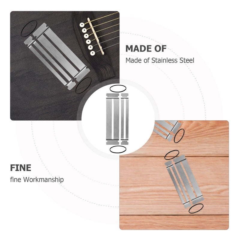 4 Sets Stainless Steel Fret Polishing Guard Guitar Fingerboard Protector Luthier Bass Accessories - Image 4