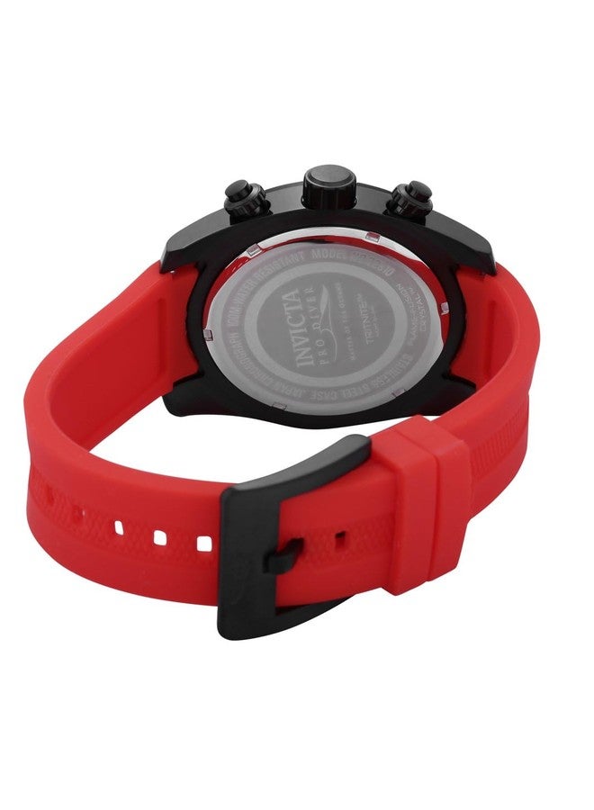 Invicta Men's 22810 Pro Diver Analog Display Quartz Red Watch, Black/Silver, Diver,Quartz Movement - Image 3