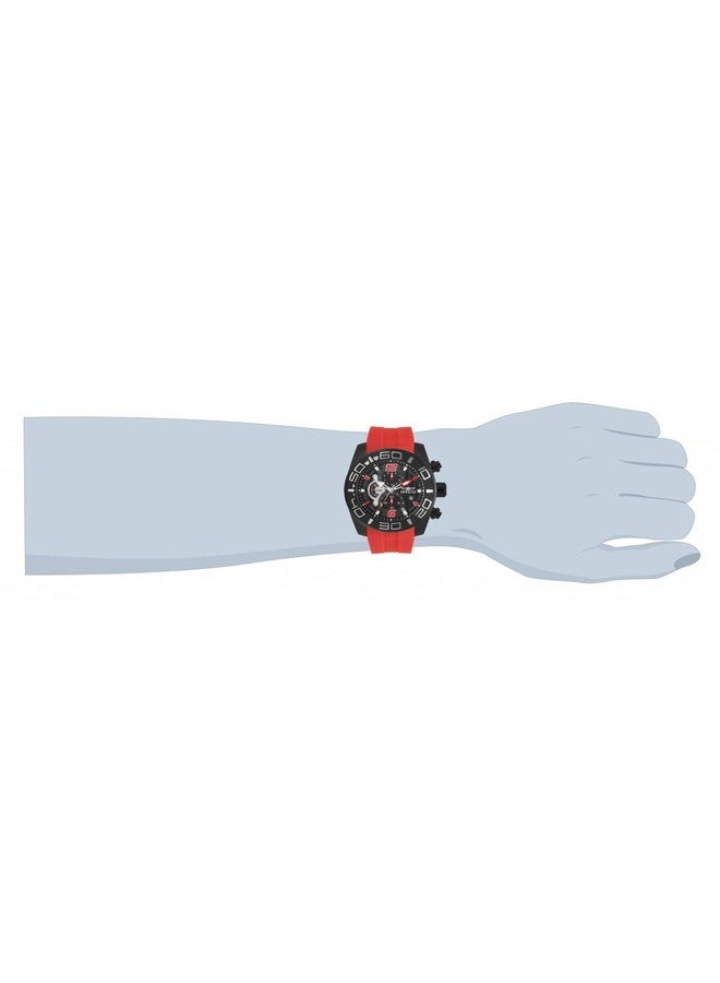 Invicta Men's 22810 Pro Diver Analog Display Quartz Red Watch, Black/Silver, Diver,Quartz Movement - Image 4