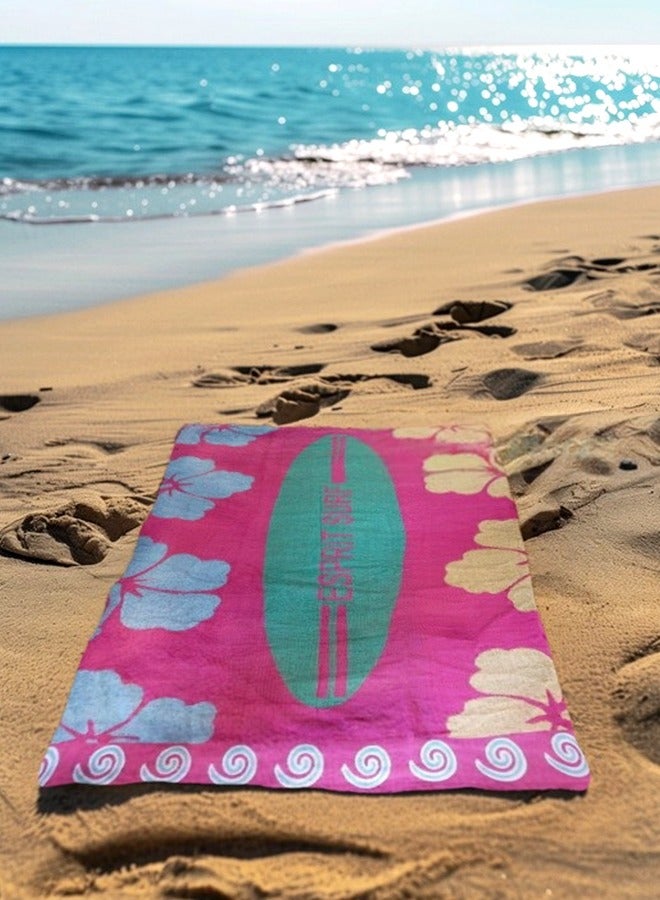 snooze Snooze Beach towel, 170*90 cm, Aqua design  - Image 4
