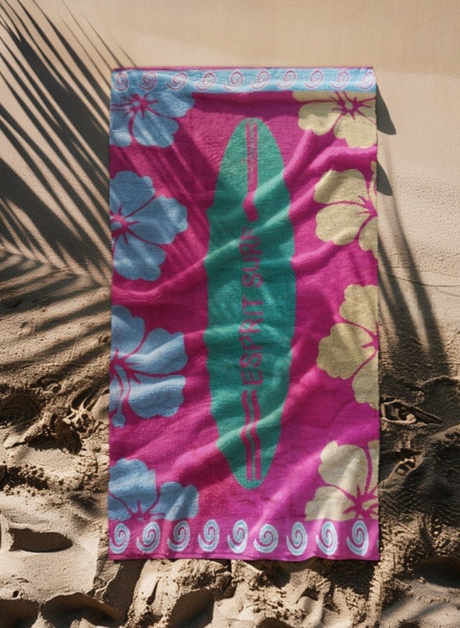 snooze Snooze Beach towel, 170*90 cm, Aqua design  - Image 2