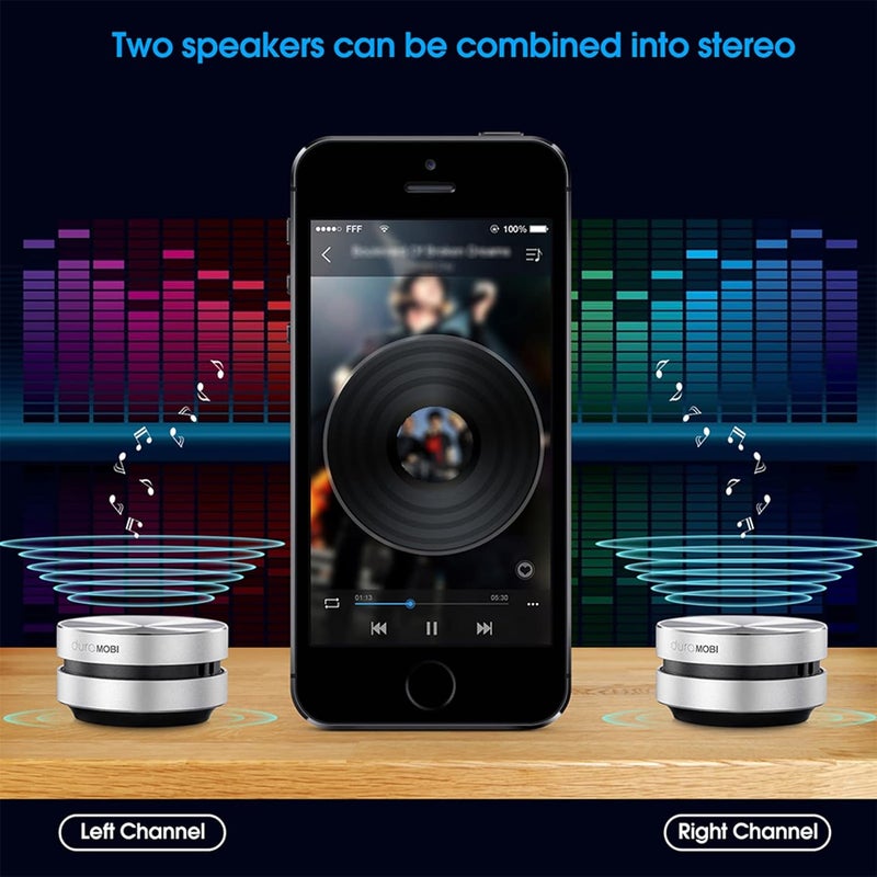 1 Pack Wirelessly BT Speaker Bone Conduction Speakers Mini Portable Loud Stereo Sound Built-in Mic Sound Box - Image 4