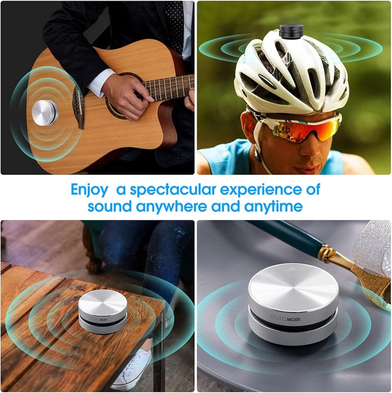 1 Pack Wirelessly BT Speaker Bone Conduction Speakers Mini Portable Loud Stereo Sound Built-in Mic Sound Box - Image 3