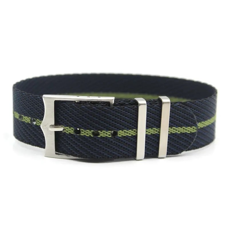 Bluejw High Quality Twill Nylon Watch Strap Premium Weave Replacement Band for Smart Watch – 20mm 22mm Durable Comfortable Lightweight Nylon Strap - Image 1
