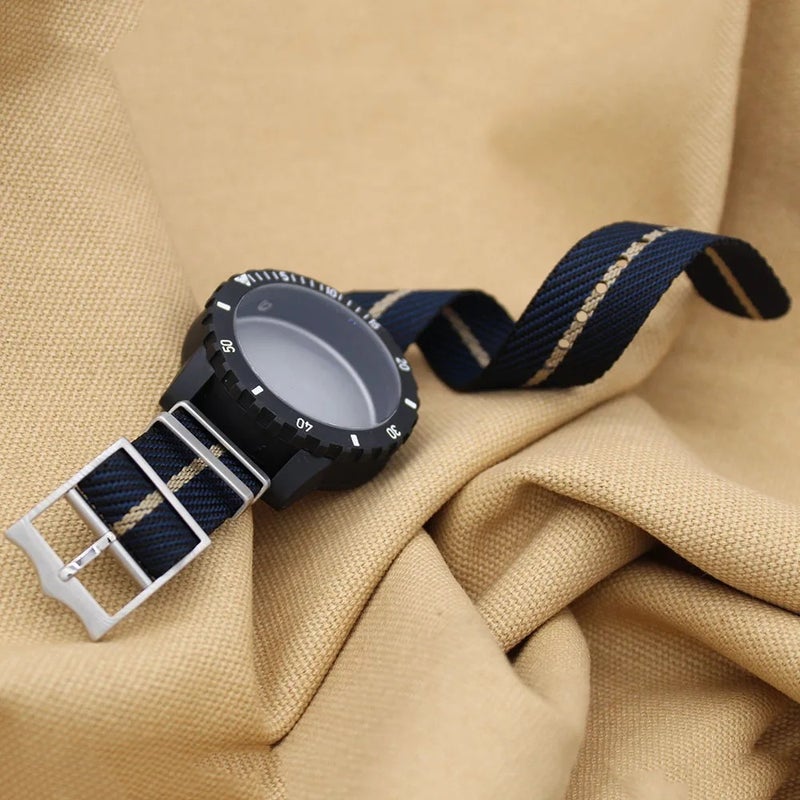 Bluejw High Quality Twill Nylon Watch Strap Premium Weave Replacement Band for Smart Watch – 20mm 22mm Durable Comfortable Lightweight Nylon Strap - Image 5
