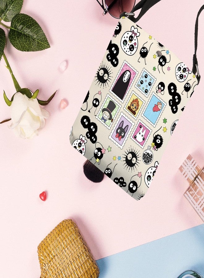 BNQL Anime Crossbody Bag Anime Lover Gifts For Anime Fans Japanese Anime Gift Anime Inspired Gifts Anime Merchandise Sling Bag - Image 3