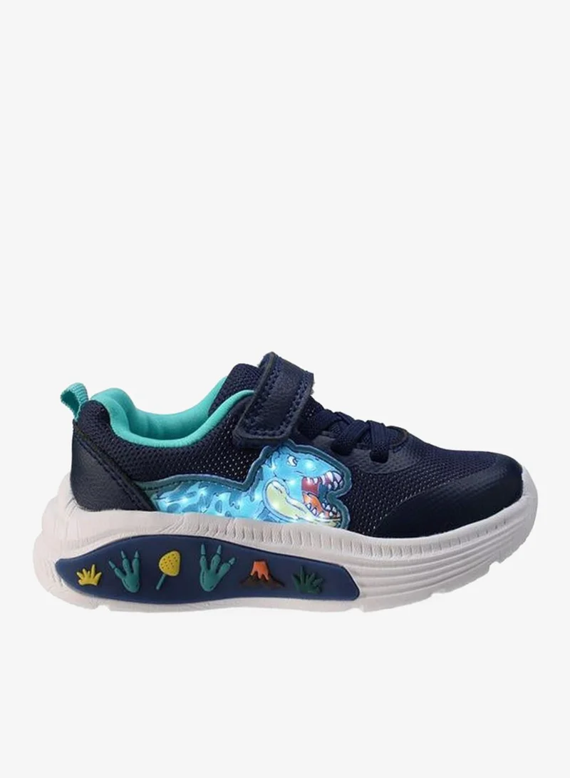 LBL By Shoexpress Boys Dinosaur Print School Sneakers