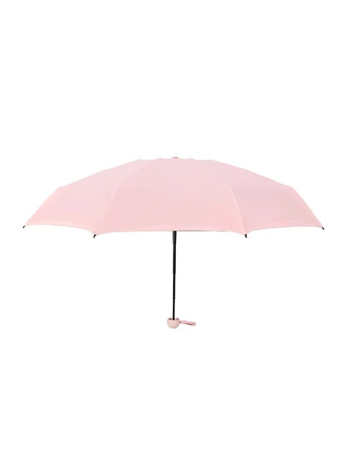 Small Folding Capsule Umbrella Pink