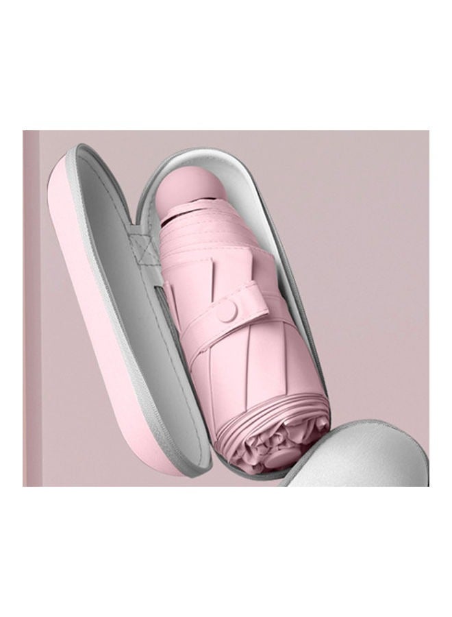 Small Folding Capsule Umbrella Pink