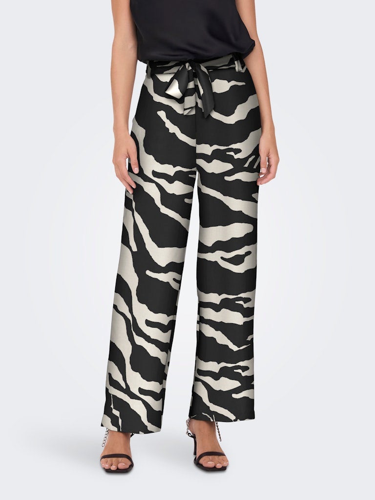 ONLY ONLNOVA LIFE VIS PALAZZO PANT WVN - Image 1