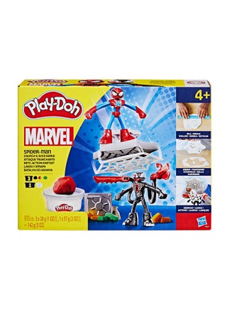 Marvel Spider-Man Launch & Slice Battle Playset with 2 Bendy Action Figures and 7 Accessories, Imagination Toys for Boys & Girls 4 Years & Up - pzsku/Z0201E6A42F619BB1DB06Z/45/_/1738119121/c83ac6d9-dbba-4b0c-b30d-669e87e2f4d1
