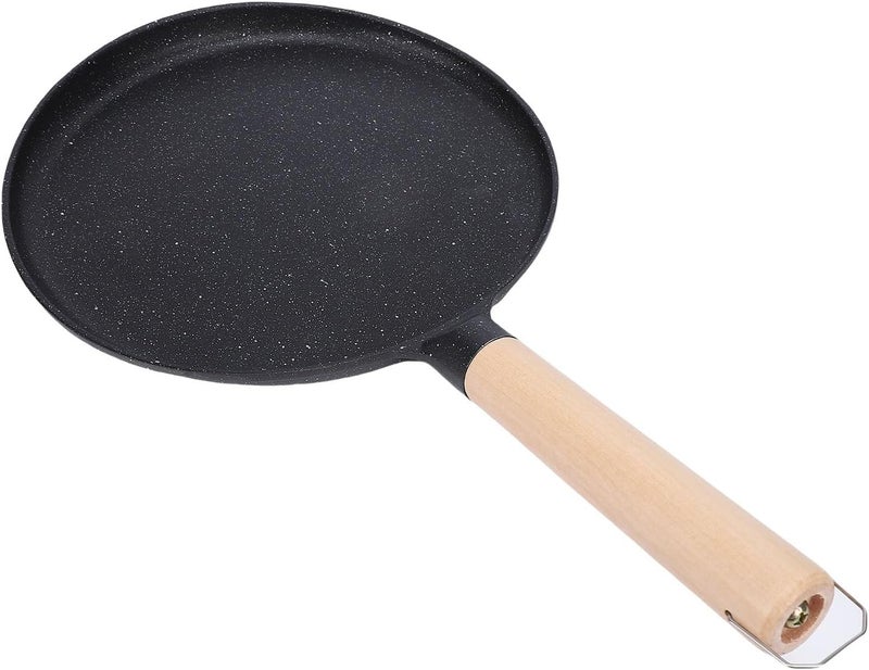 Gulf climate fit Haofy Pancake Griddle 15 Inch Diameter for Even Heating Double Layer Anti Stick Coating Aluminum Alloy with Heat Proof Wooden Handle for Breakfast, Family Gatherings, RV Cooking (Black) Standard fit Matte anti slip finish Affordable purchase options All user friendly build Globally selected raw material Fine polished finish Stable local goods source Reinforced edge All season compatible build Oil resistant Global versatile design Integrated warehouse solution Global standard processed material Demand-based stock planning Economical varied sizing picks Daily use improved quality Modern color selections Trendy budget practical design Fast warehouse picking Dense material Advanced compact design Reliable local delivery service Compact trendy practical build Quick use-switch compatible build - Image 4
