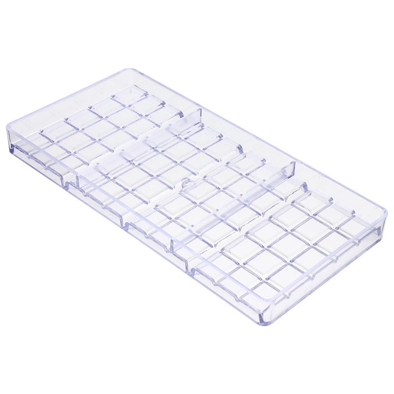 Hard Plastic Chocolate Bar Mold Reusable Multiple Cavities For DIY Home Baking Candy Making - Image 2