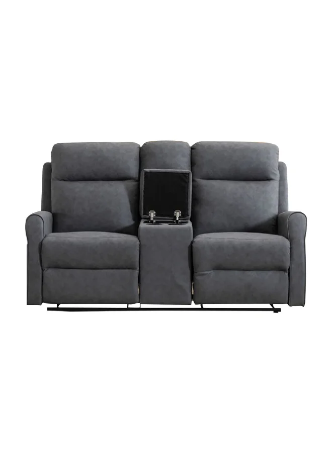 Micasa 2-Seater Elegant and Modern Design Recliner Loveseat Grey 105 x 92 x 174 cm SX-81432-2 GREY