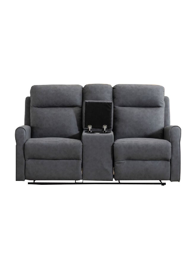 Micasa 2-Seater Elegant and Modern Design Recliner Loveseat Grey 105 x 92 x 174 cm SX-81432-2 GREY  - Image 1