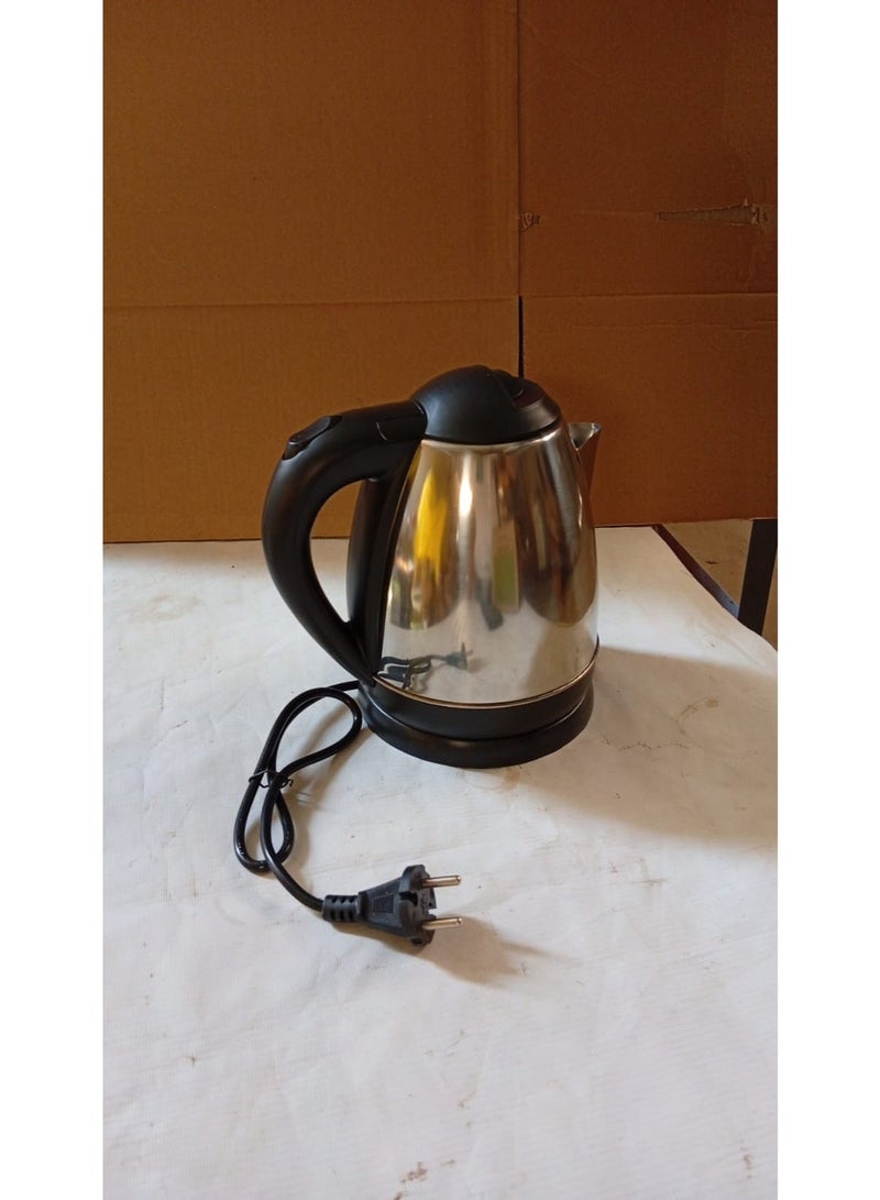 Electric kettle - Silver color, 1.5 liter capacity, 1500 watts, stainless steel - Image 2