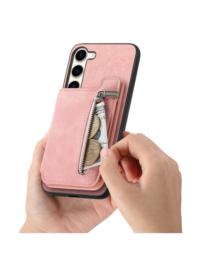 اس-توب جراب خلفي لهاتف Samsung Galaxy S23+ 5G Retro MagSafe مزود بسحاب وحقيبة بطاقات - Image 5