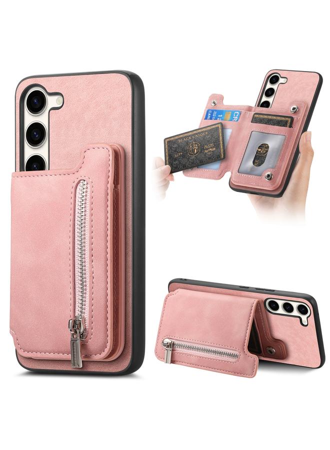 اس-توب جراب خلفي لهاتف Samsung Galaxy S23+ 5G Retro MagSafe مزود بسحاب وحقيبة بطاقات - Image 1