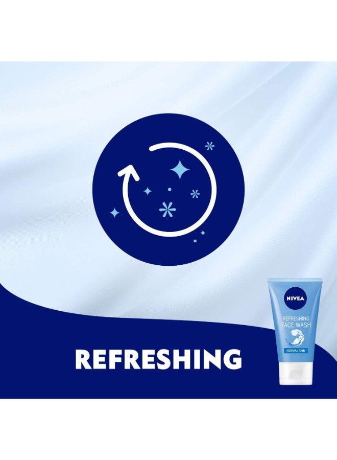 نيفيا غسول الوجه المنعش للبشرة العادية 150 مل - Image 3