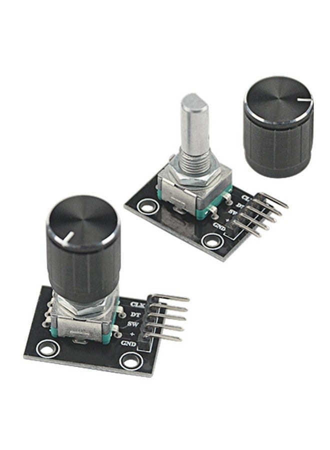 WMYCONGCONG WMYCONGCONG 5 PCS KY-040 Rotary Encoder Module Brick Sensor Board with 120 PCS Multicolored Breadboard Jumper Wires Ribbon Cables Kit  - Image 5