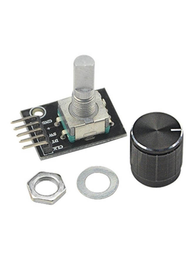 WMYCONGCONG WMYCONGCONG 5 PCS KY-040 Rotary Encoder Module Brick Sensor Board with 120 PCS Multicolored Breadboard Jumper Wires Ribbon Cables Kit  - Image 3