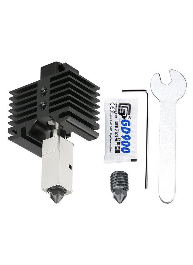 Generic Upgraded Hotend Kit with Plated Copper Heater Block Heatbreak High Temperature 300℃ with 1 Extra Hardened Steel Nozzle Compatible with Bambu Lab X1 Carbom Combo P1P 3D Printer  - Image 3