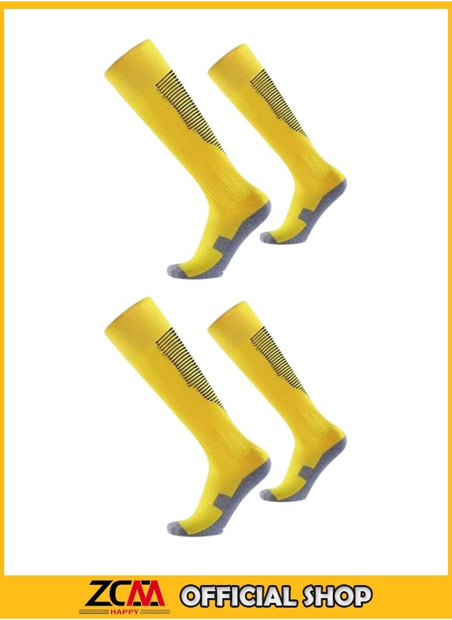 ZCM-HAPPY 2 Pair of Anti Slip Football Socks  - Image 1