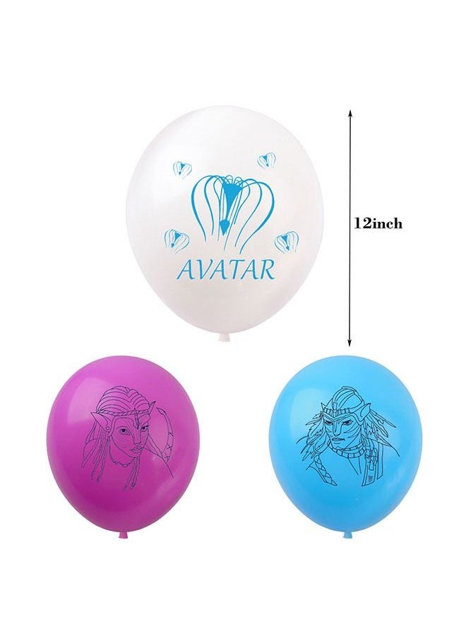 Ocean - 53 Pcs Avatar 2 Themed Birthday Party Decoration, Avatar Cake Toppers Cupcake Toppers, Avatar Balloon Birthday Party Decoration Cake Decorations for Avatar Birthday party Supplies - Image 1