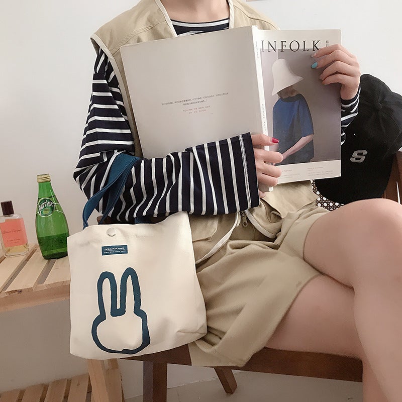 All-Match Duck Canvas Bag Casual Handbag Student Small Bag Japanese And Korean Ins Shoulder Bag - Image 3