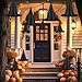 Helimoto 24 PCS Halloween Witch Hat Black Witches Hat Costume Accessories Hanging Witch Hats Halloween Decor with 656 FT Nylon Cord Wizard Hats Indoor Outdoor Home Yard Porch Party Decorations - Image 3