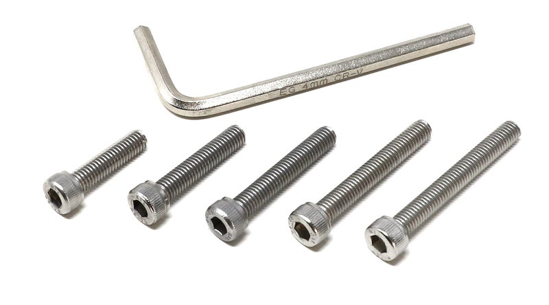 iexcell 50 Pcs M5 x 20/25/30/35/40mm Thread Pitch 0.8 mm Stainless Steel 304 Hex Socket Head Cap Screws Bolts Assortment Kit - Image 3