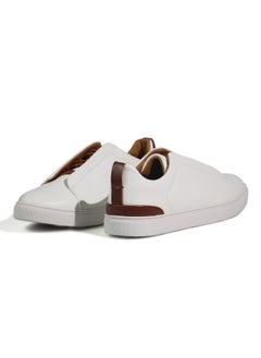 Mon Ami Monami Men's White Sneakers - Trendy Minimalist Walking Shoes for Men, Lightweight Comfortable Casual Sneakers, Breathable Fashionable Design for Everyday Wear, Office, and Travel  - Image 4